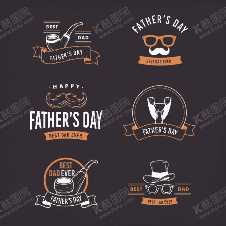 编号：60810610111655412211【酷图网】源文件下载-父亲节图标