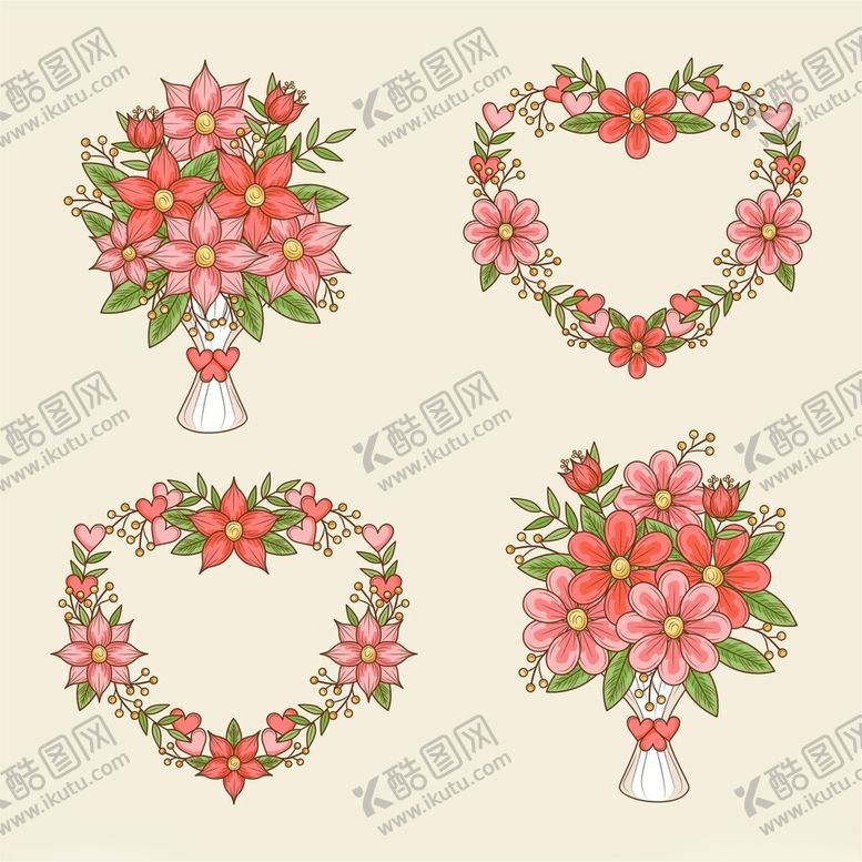 编号：84691304091124072907【酷图网】源文件下载-矢量花卉