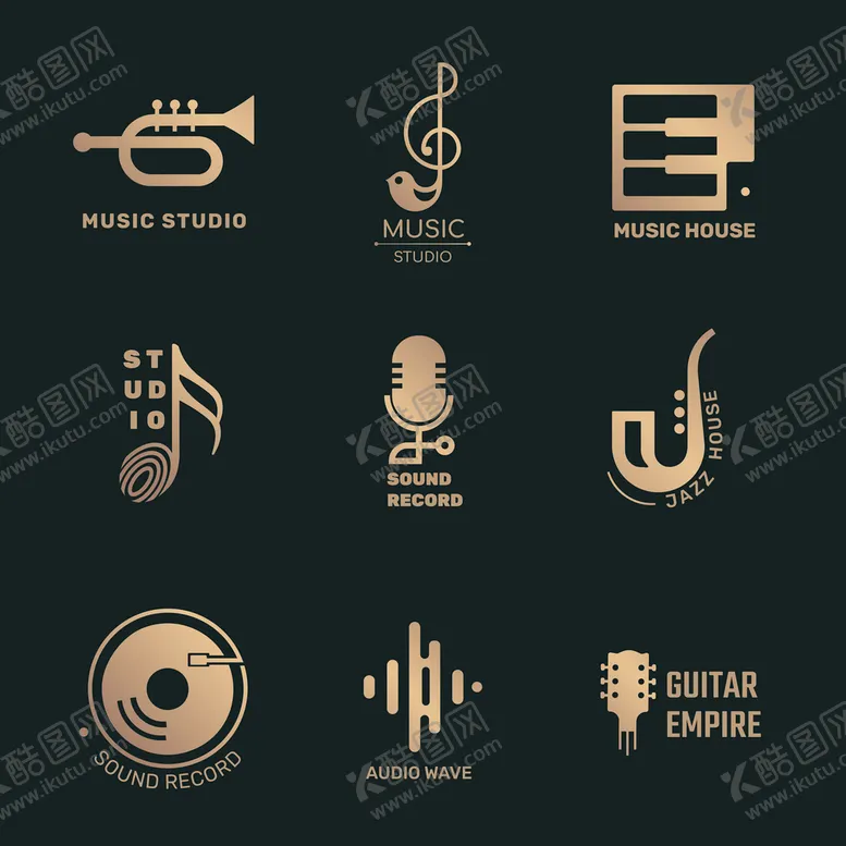 编号：29376910201917313797【酷图网】源文件下载-音乐图标