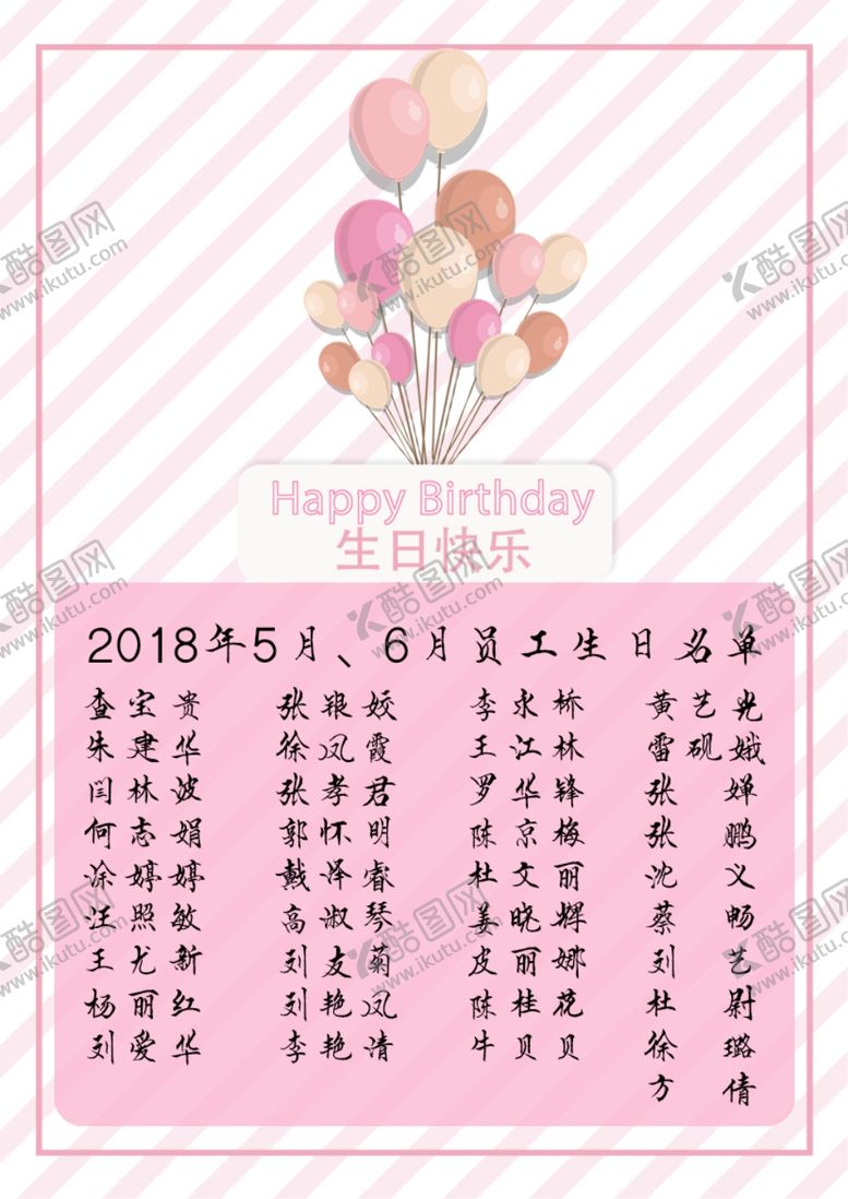 编号：12370710040143277932【酷图网】源文件下载-生日会
