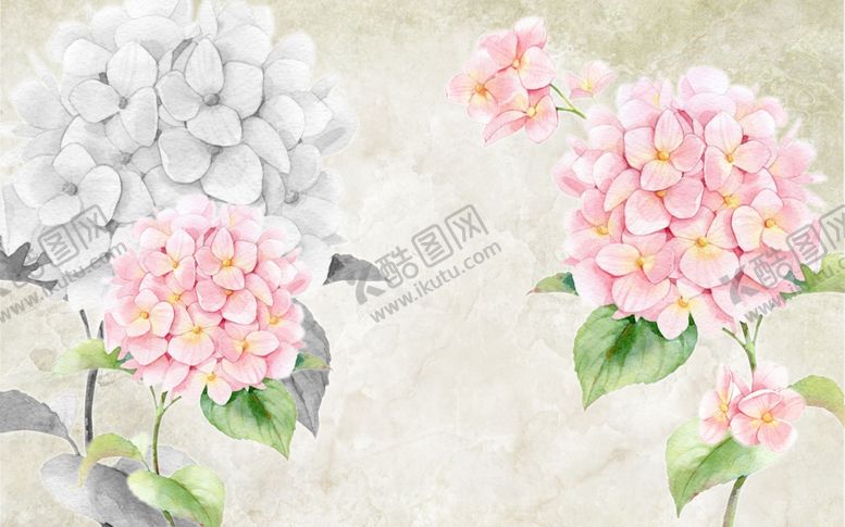 编号：80725205130823545618【酷图网】源文件下载-花卉背景墙