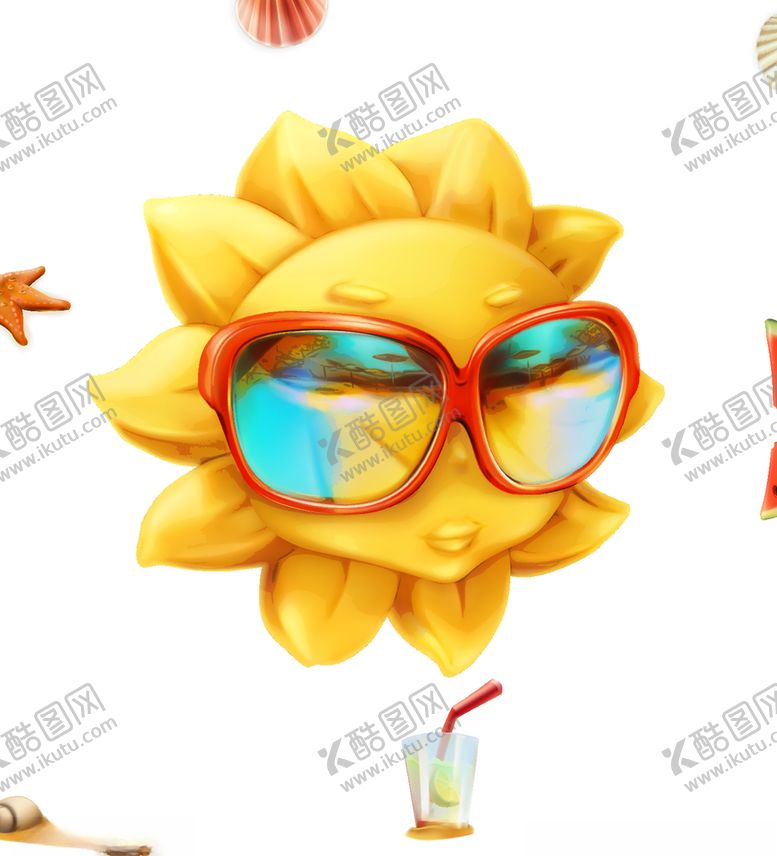 编号：92566109152244154147【酷图网】源文件下载-夏日太阳素材