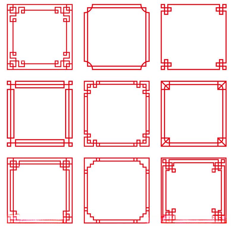 编号：33008111260959092615【酷图网】源文件下载-中式边框