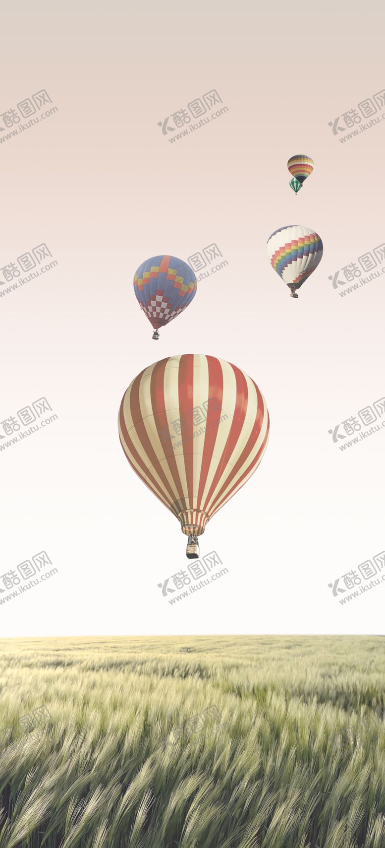 编号：81579812230640533546【酷图网】源文件下载-热气球风景画