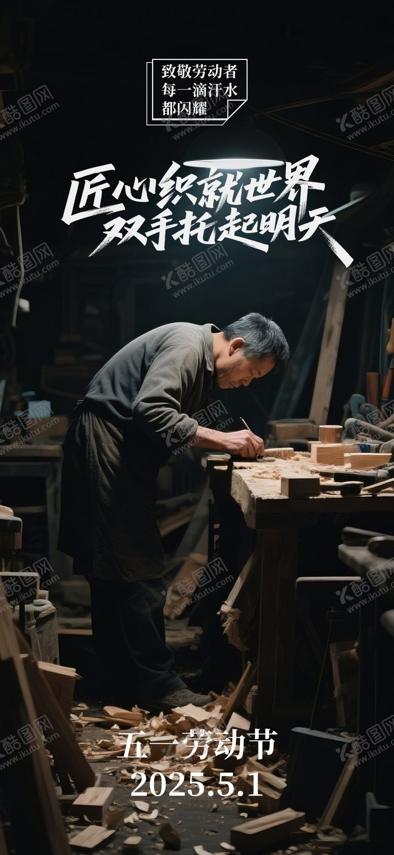编号：28527504220059103584【酷图网】源文件下载-五一劳动节海报