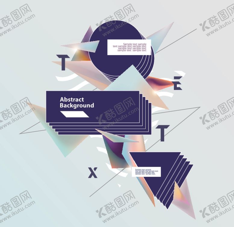 编号：29568910081038044813【酷图网】源文件下载-抽象平板