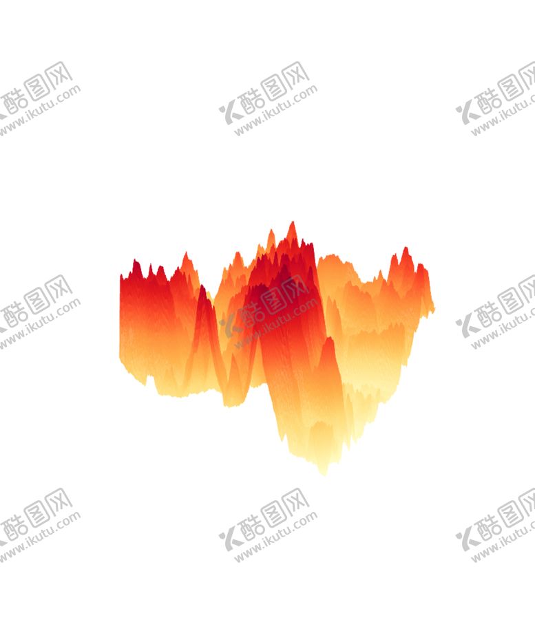 编号：83833405090915169971【酷图网】源文件下载-抽象山峰