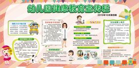 幼儿园健康教育宣传栏