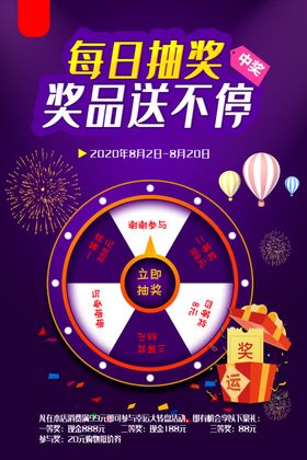 幸运抽大奖海报