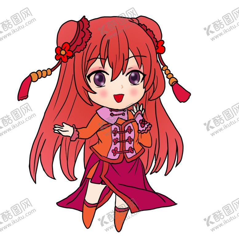 编号：55884410011806018912【酷图网】源文件下载-少女卡通插画仙女漫画人物素材