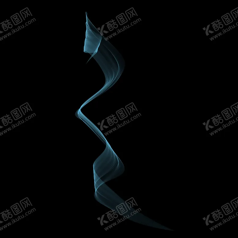 编号：73627104131456255849【酷图网】源文件下载-蓝色飘带