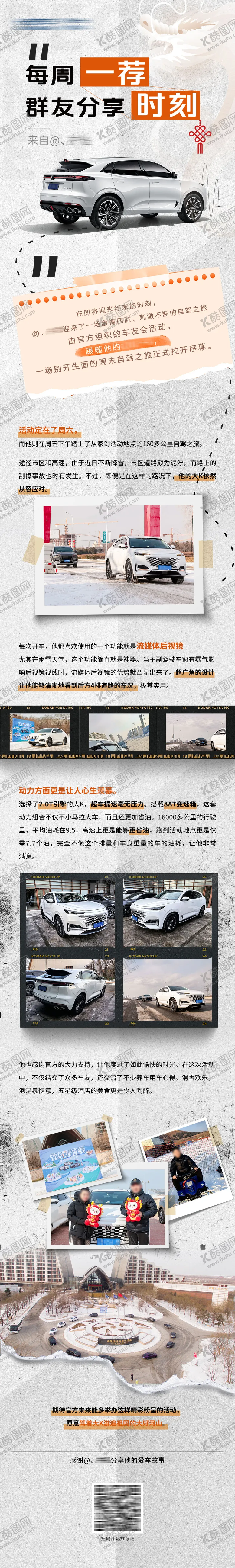 编号：31129908151650298580【酷图网】源文件下载-汽车每周分享车主故事海报长图