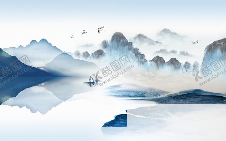编号：99714009280135484960【酷图网】源文件下载-水墨山水