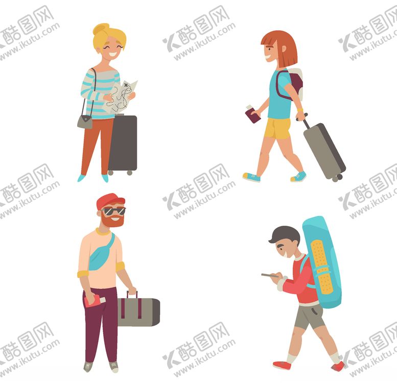 编号：33931007080924193305【酷图网】源文件下载-旅客游客