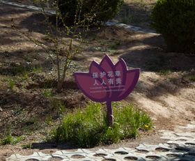 花草指示牌