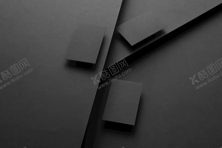 编号：73598409231233049532【酷图网】源文件下载-黑色商务VI样机