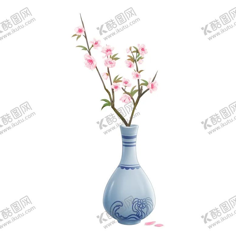 编号：36910806291140572819【酷图网】源文件下载-花瓶花枝素雅背景合成素材
