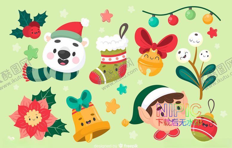 编号：64833806182138111964【酷图网】源文件下载-圣诞节元素