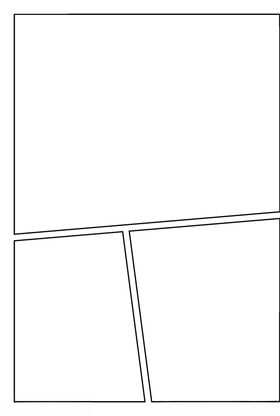 漫画对分镜框装饰