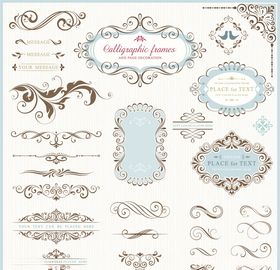 欧式花纹矢量花纹时尚花纹素材