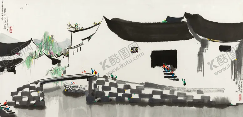 编号：99960006160405043178【酷图网】源文件下载-中国风水墨写意画