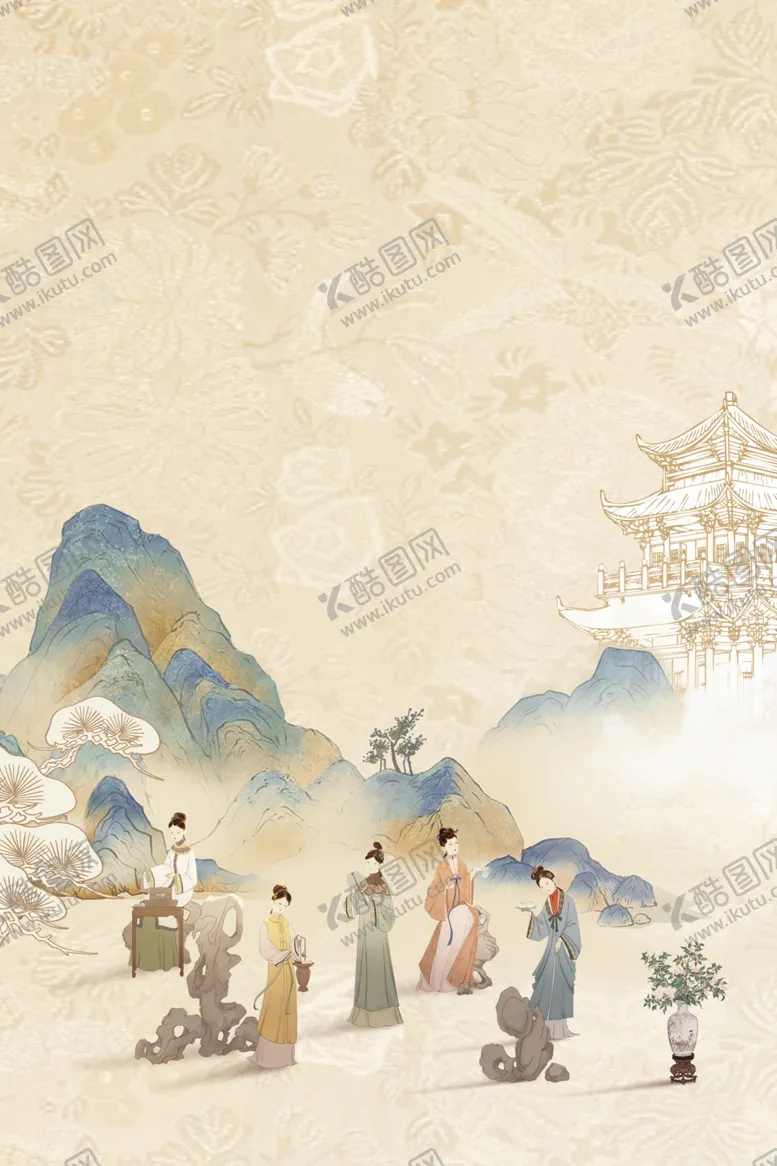 编号：27966401182002592561【酷图网】源文件下载-山水国画