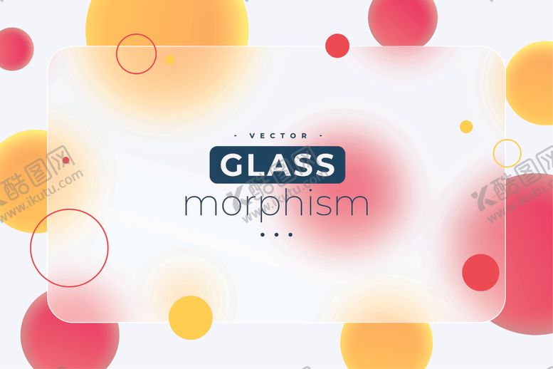 编号：23043504292055027670【酷图网】源文件下载-玻璃拟态风格几何背景图