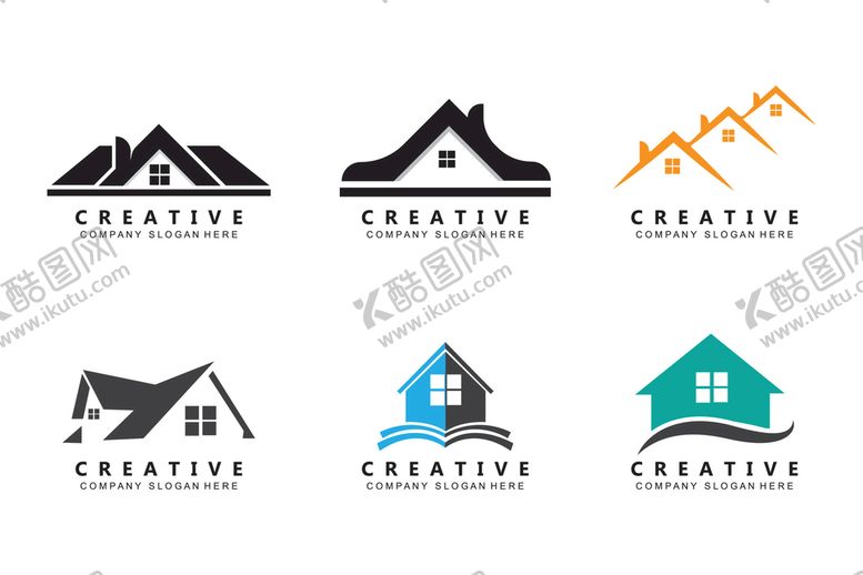 编号：08426710022047263405【酷图网】源文件下载-房屋logo