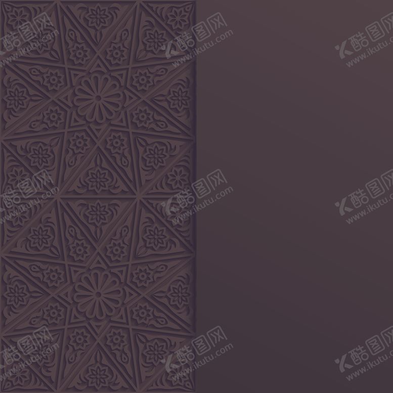 编号：51916510071846366213【酷图网】源文件下载-黑色立体花纹