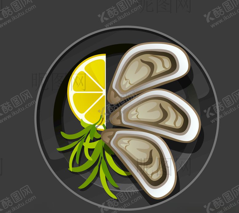 编号：88646609280706493777【酷图网】源文件下载-海鲜扇贝UI标识标志LOGO