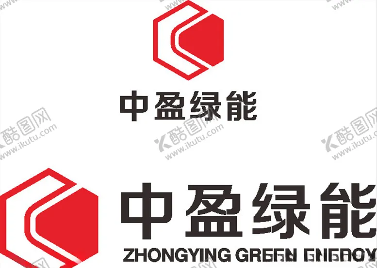 编号：63660007021100575265【酷图网】源文件下载-中盈绿能LOGO标志商标