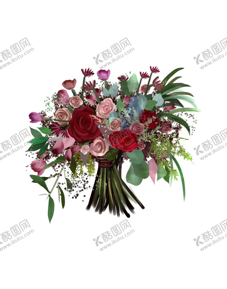 编号：19297902100329354279【酷图网】源文件下载-精美鲜花花束
