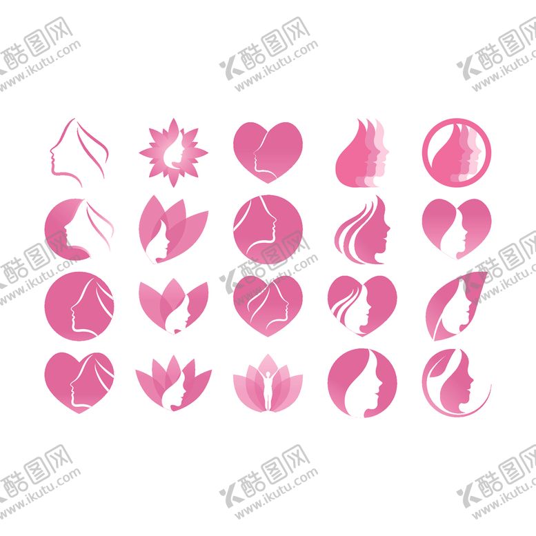 编号：22073309162127525837【酷图网】源文件下载-女性logo