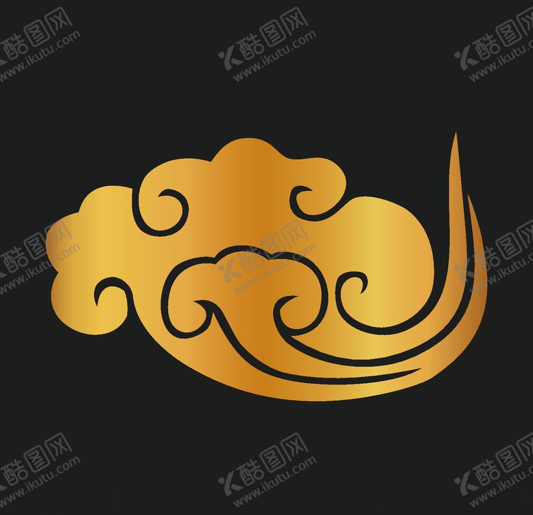 编号：45619009260904343408【酷图网】源文件下载-矢量古典祥云