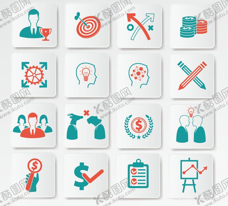 编号：75074904021557496860【酷图网】源文件下载-商务办公图标集合