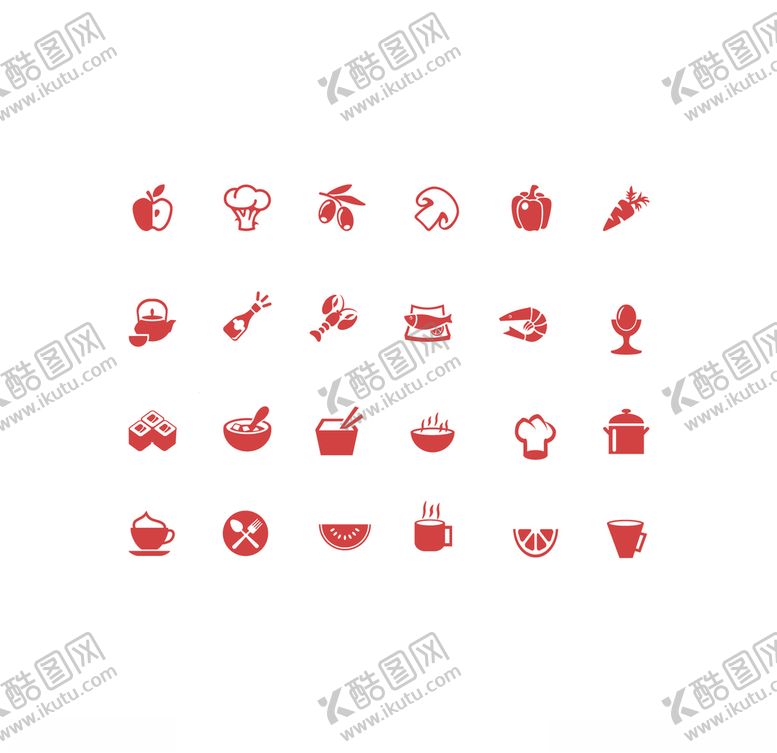 编号：21996306290849538554【酷图网】源文件下载-甜品食物矢量