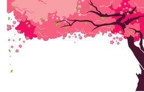 樱花装饰素材
