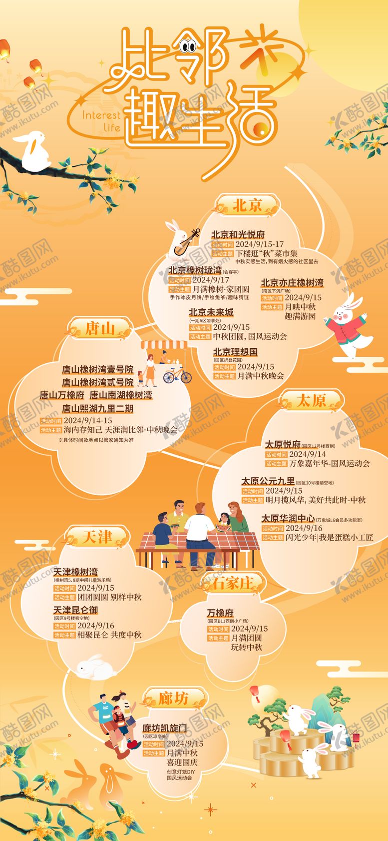 编号：76174109080150365809【酷图网】源文件下载-中秋地产营销海报设计