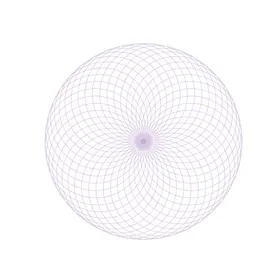 圆环底纹矢量抽象线条几何