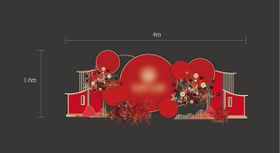 房地产国风美陈DP点展示装饰