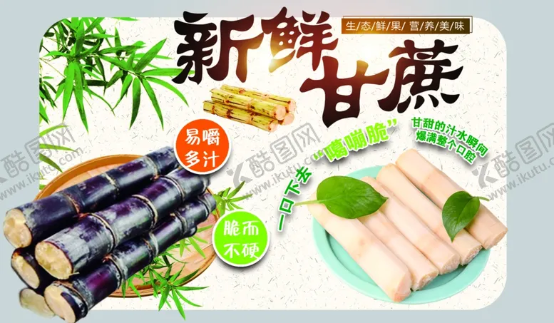 编号：84272802071337044856【酷图网】源文件下载-新鲜甘庶