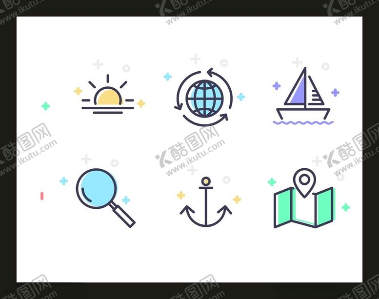 编号：55885102211234017121【酷图网】源文件下载-交通工具图标