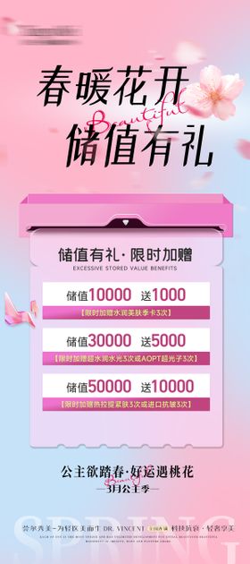 医美春季储值活动
