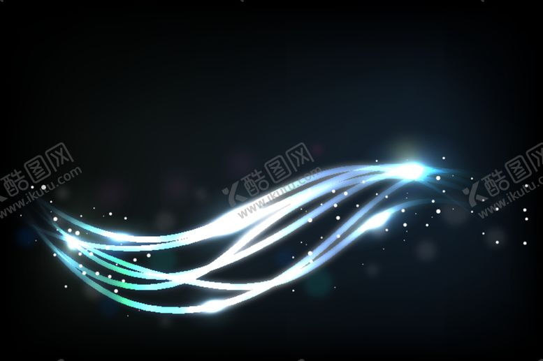 编号：39911512221802201156【酷图网】源文件下载-炫彩黑色光束线条粒子