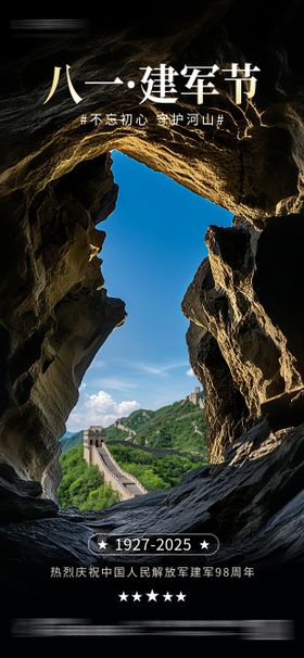 八一建军节节日海报