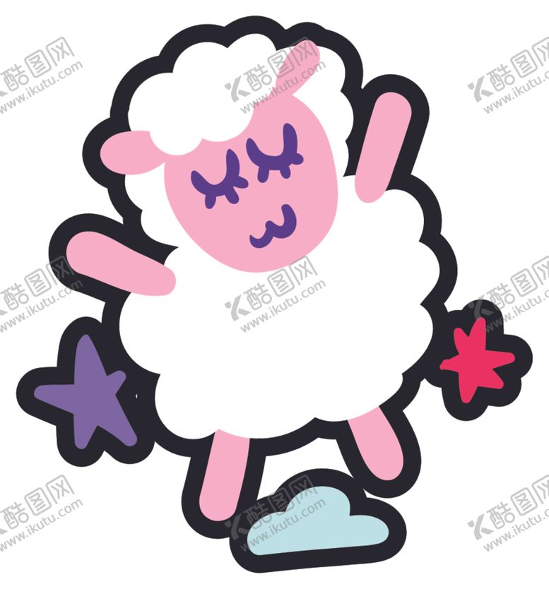 编号：29046705181723354665【酷图网】源文件下载-晚安主题卡通图案