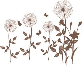 蒲公英蝴蝶