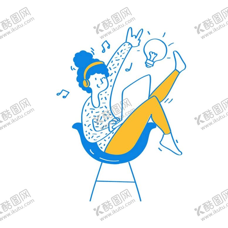 编号：51236101201537479740【酷图网】源文件下载-听歌女人