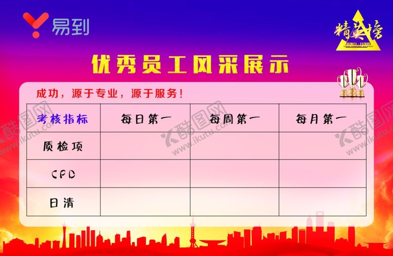 编号：19354306280144275813【酷图网】源文件下载-优秀员工