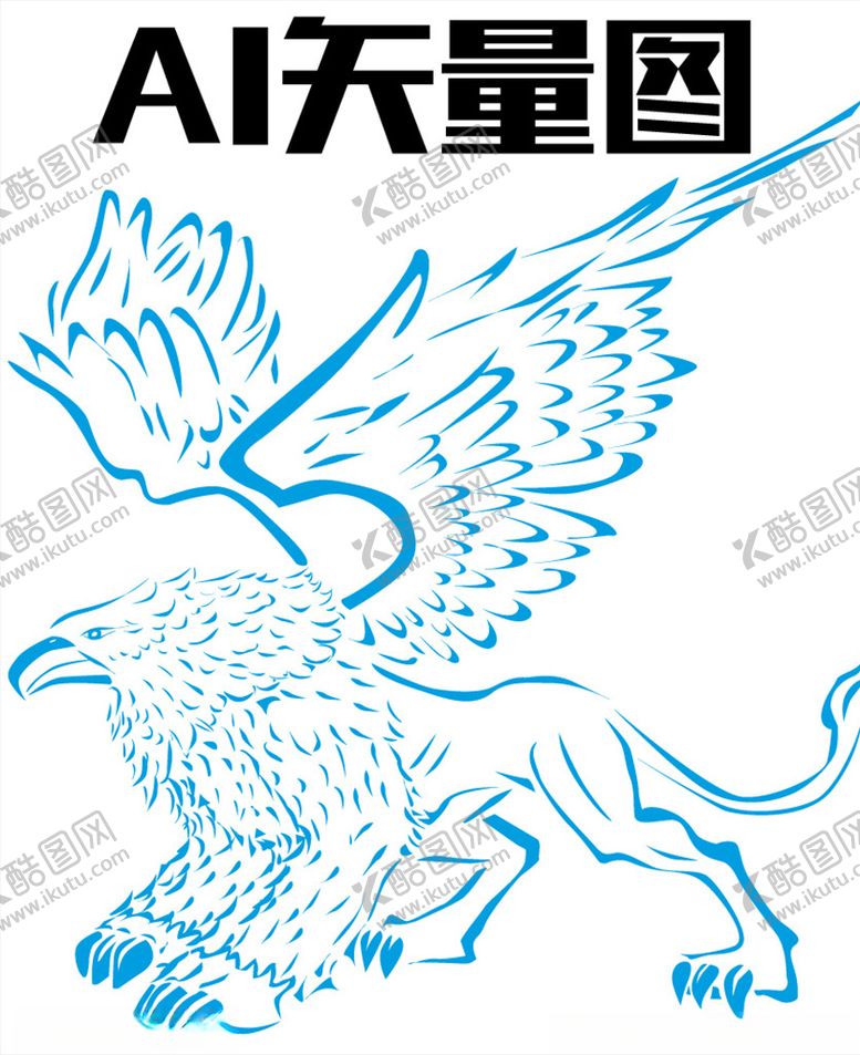 编号：48903807141621506677【酷图网】源文件下载-格里芬狮鹫兽纹身图案